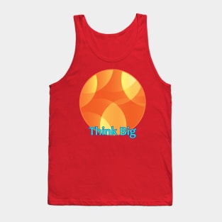 Circle Abstract Orange Yellow Tank Top